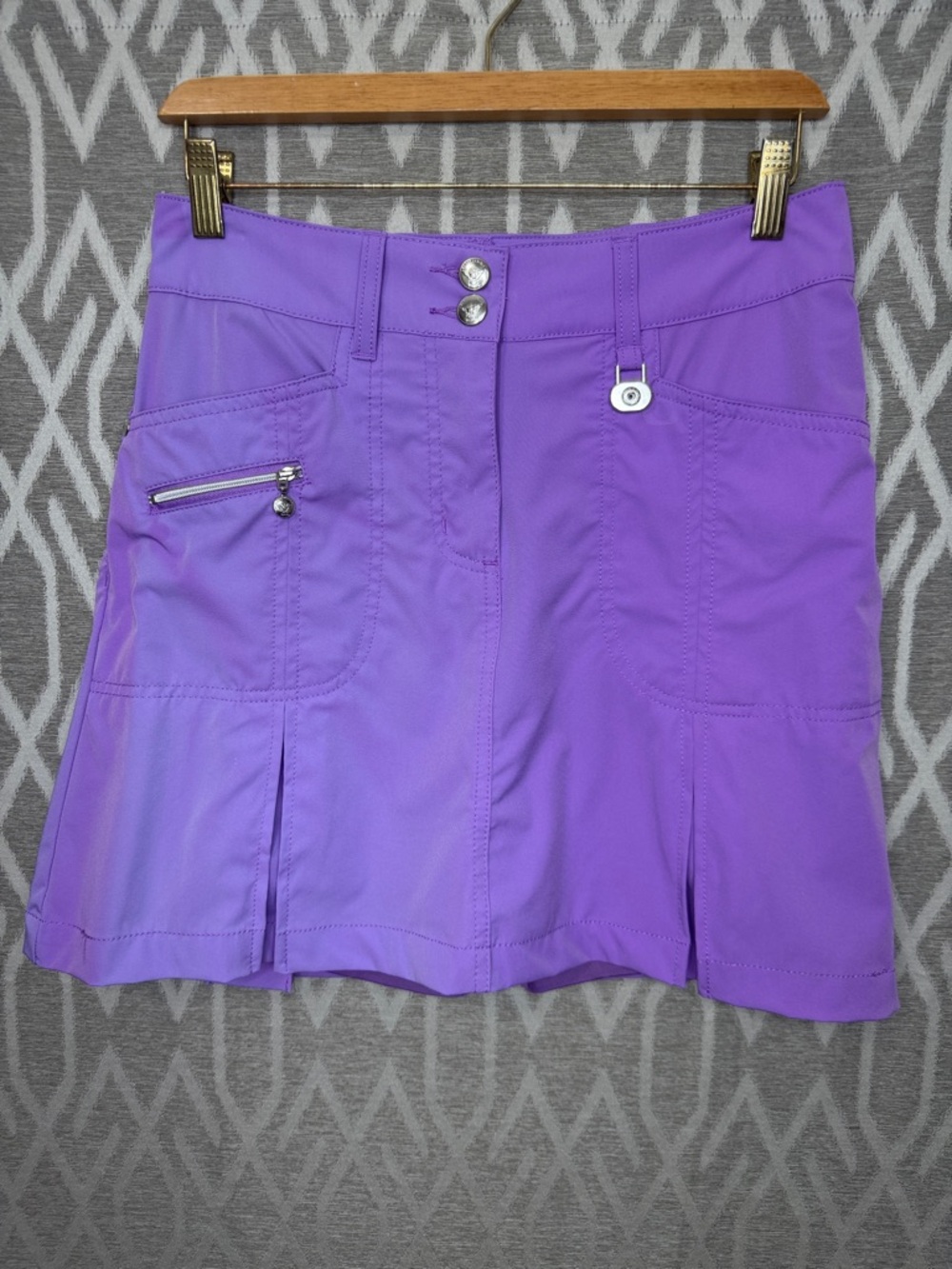 Daily Sports Purple Athletic Skort